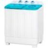Portable Mini Twin Tub Compact Washing Machine and Dryer Combo, 18-Pound Load Capacity