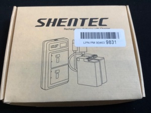 Shentec LP-E17 Dual Slot Camera Battery Charger for Canon Cameras