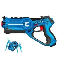 Lot of (3) Kids Laser Tag Blaster Set w/ Robot Bug, 4 Modes, Multiplayer, Tracker