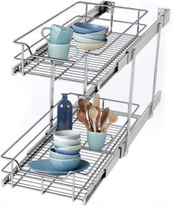 Storking Double Tier Pull-Out Cabinet Organizer