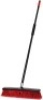 Alpine Industries 2-in-1 Smooth Surface Squeegee Push Broom, Heavy Duty Long Handle, 24"&nbsp;Wide Cleaner Head with Soft Durable Bristles, 3 Pack - NEW