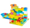 97-Piece Kids Create Your Own Marble Maze Run Racetrack Puzzle Game Set