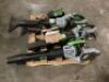 Lot of (3) EGO Power+ Leaf Blowers, (2) Batteries & Charger&nbsp;