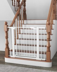 Cumbor 29.7"-40.6" Width Pressure or Hardware Mounted Auto Close Safety Baby Gate