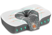 Elviros Cervical Memory Foam Neck Pillow, Queen