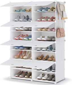 HOMIDEC Shoe Rack, 8 Tier Shoe Storage Cabinet