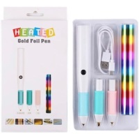 Heat Foil Pen w/ 3 Tips & Foil Roll