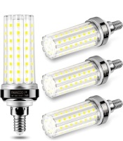 4pk E12 20W LED Corn Light Bulb