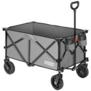 VIVOSUN Heavy Duty Collapsible Folding Wagon, Gray