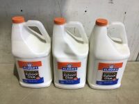 Lot of (3) Elmer's 1gal Washable School Glue White