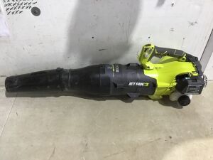 RYOBI 160 MPH 520 CFM 25cc Gas Jet Fan Blower - Has Compression, Not Tested Further