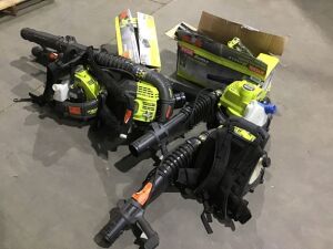 Lot of RYOBI Jet Blowers - For Parts or Repair 