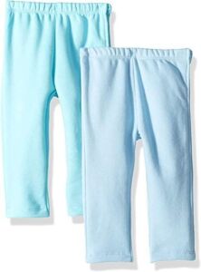 Case of (15) Hanes Ultimate Baby Zippin 2 Pc Fleece Pants with Side Zipper, 12-18M