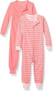 Case of (22) Hanes Ultimate Baby Flexy 2 Pack Sleep and Play Suits, 6-12M