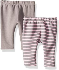 Case of (36) Hanes Ultimate Baby Zippin 2 Pack Fleece Pants with Side Zipper, 6-12M 