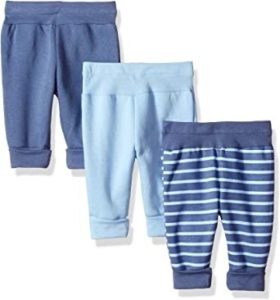 Case of (29) Hanes Ultimate Baby Flexy 3 Pack Adjustable Fit Fleece Joggers, 6-12M  