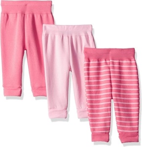 Case of (29) Hanes Ultimate Baby Flexy 3 Pack Adjustable Fit Fleece Joggers, 6-12M  