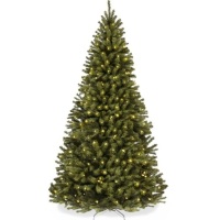 7.5' Pre-Lit Artificial Spruce Christmas Tree w/ Foldable Metal Base&nbsp;