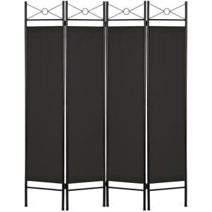 4-Panel Folding Privacy Screen Room Divider Decoration Accent, 6ft 