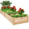 Wooden Raised Garden Bed Planter for Garden, Lawn, Yard - 8x2ft&nbsp;