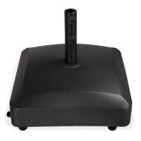 Fillable Mobile Umbrella Base Stand w/ 4 Wheels, 2 Locks, 137lb Capacity&nbsp;
