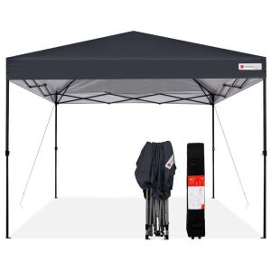 One-Person Setup Instant Pop Up Canopy w/ Wheeled Bag - 10x10ft 