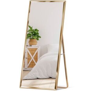 Large Full Length Mirror, Wall Hanging & Leaning Floor Mirror - 65x22in 