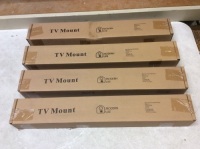 Lot of (4)&nbsp;Slim Compact TV Wall Mount Brackets for 32&rdquo; to 70&rdquo; Flat Screen TVs - Appear New&nbsp;