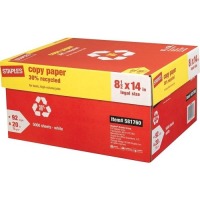 Staples 581760 30% Recycled 8.5-Inch x 14-Inch Copy Paper