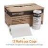 Coastwide Professional Choose-Your-Size Kitchen Rolls Paper Towel, 2-Ply, White, 128 Sheets/Roll, 15 Rolls/Carton
