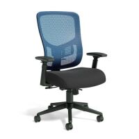 Union & Scale FlexFit Kroy Mesh Back Fabric Task Chair, Blue