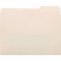 Quill Brand&reg; File Folders, 1/3-Cut Assorted, Letter Size, Manila, 500/Carton