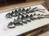 Lot of (2) Metal Hanging Fish Decorations - Appear New&nbsp;