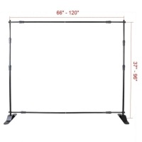 VEVOR 8 x 8 Ft - 10 x 8 Ft Backdrop Banner Stand Newest Step and Repeat for Trade Show Wall Exhibitor Photo - Appears New