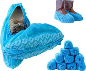 Disposable Boot & Shoe Covers Booties, 150 Pair