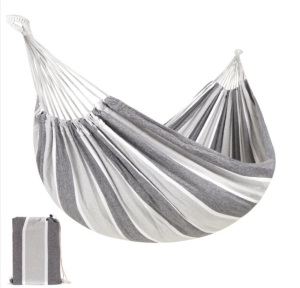 2-Person Brazilian-Style Double Hammock w/ Portable Carrying Bag