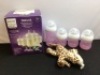 Bundle of&nbsp;Misc Philips Avent Baby Bottles & Plush Animal