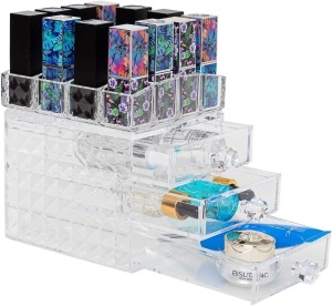 Lureme Clear Acrylic Makeup Organizer