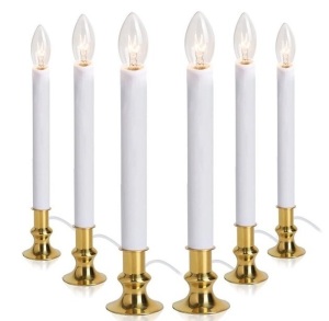 Set of 6 Electric Window Candle Lamps