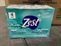Case of (11) Zest Aqua Pure Cleansing Bars, 4 Pack&nbsp;