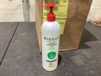 Case of (12) BioSilk Hand Sanitizer w/ Aloe Vera, 25 oz w/ Pump Cap - Exp 04/2023