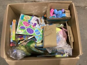 Box of Easter Items - Some Packaging Dirty 