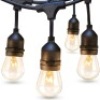 48 FT Outdoor String Lights,&nbsp;Weatherproof Strand
