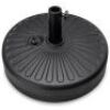 Plastic Patio Umbrella Base Pole Holder Accessory w/ Adjustable Knob&nbsp;