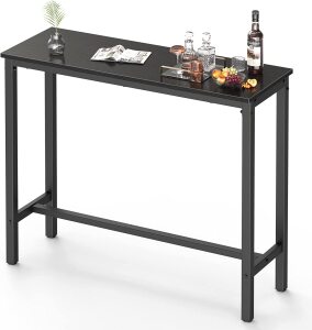 HYTXEN Bar Table for Pub Height