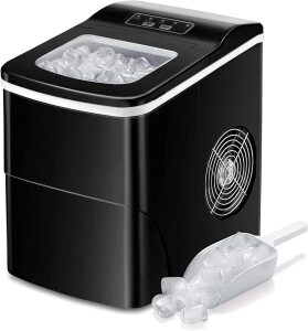 AGLUCKY Countertop Ice Maker Machine