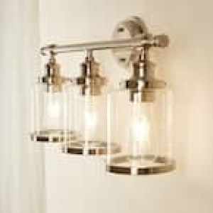 3 Light Brushed Nickel Vanity Light