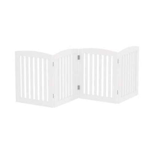 20In 4-Panel Pet Gate With Arched Top