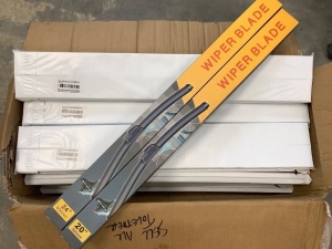 Case of 25 Wiper Blade Sets, 20" & 24"