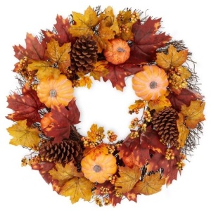 24in Artificial Fall Wreath